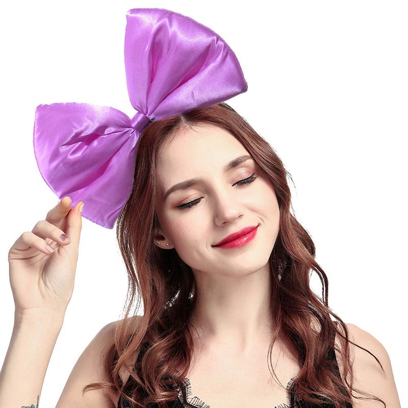 ZTL Women Huge Bow Headband Hairband Hair Hoop Accessories Party Props - Image 1